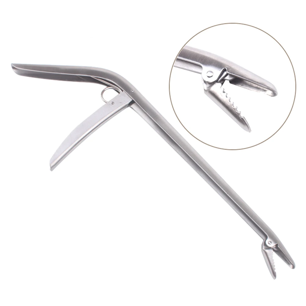 Stainless Steel Unhooking Device Fish Clamp Clip Catch Remover Plier Fishing Hook Tool Fish Tackle Control Fish Pliers