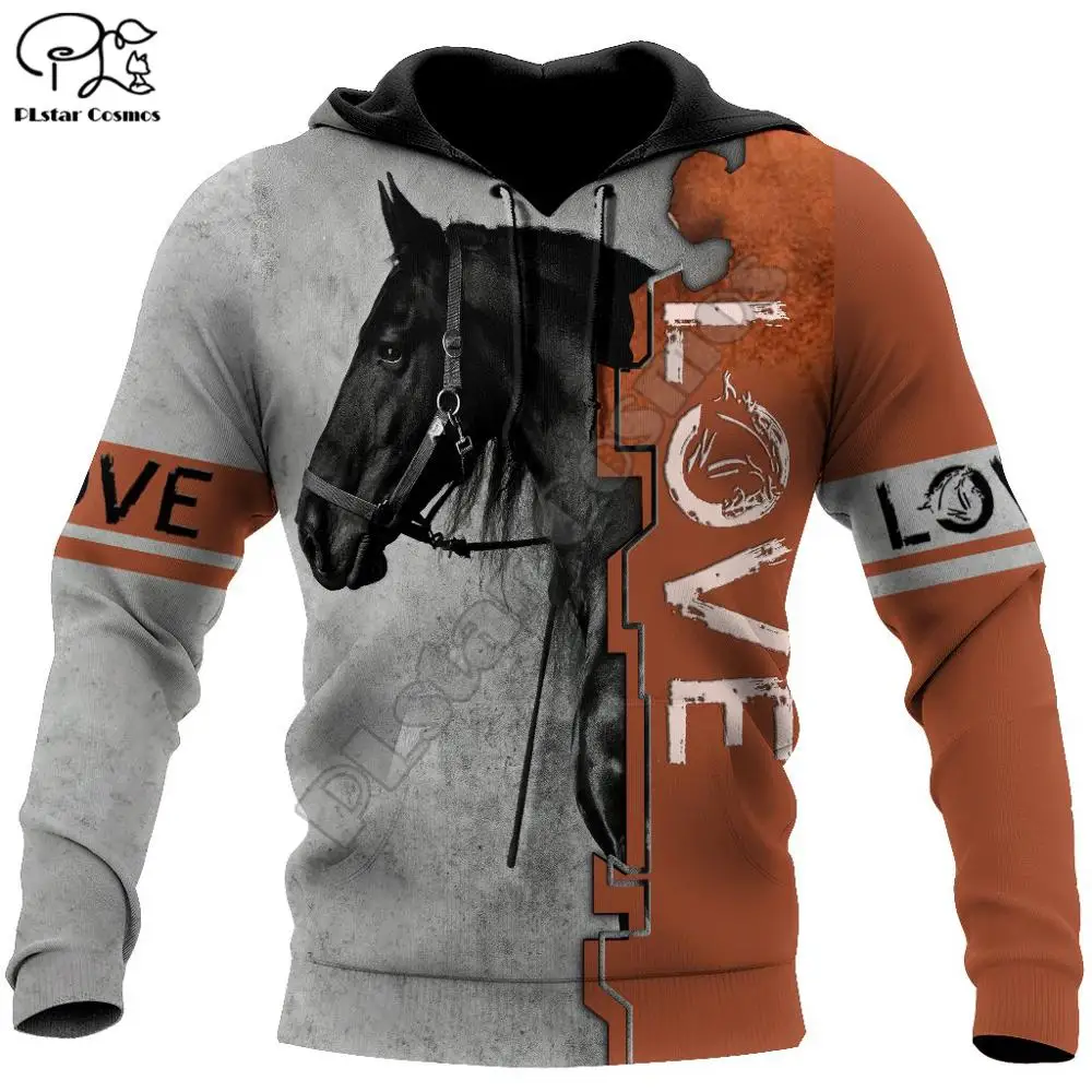 PLstar Cosmos Love Horse Collection Tattoo Tier Lustige Streetwear Unisex Sweatshirt 3D Gedruckt Männer/Frauen Pullover Hoodies