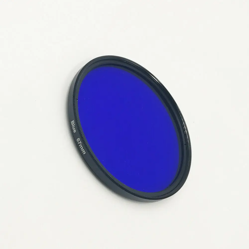 37 46 49 52 55 58 62 67 72 77 82mm Ultra Slim frame Full Green Blue Red FID Yellow Orange Color Filter For DSLR SLR Camera Lens