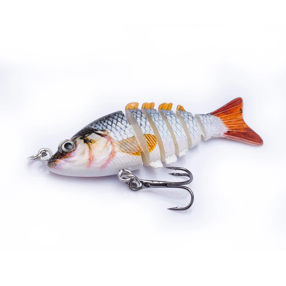 Mini Swimbait articulado para lubina – Señuelo flexible - imagen 3