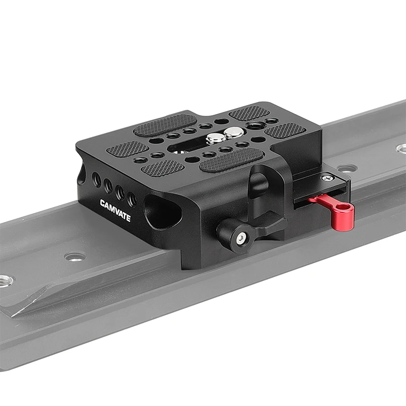 CAMVATE Quick Release Sliding Baseplate With 15mm Railblock, Compatible With Standard ARRI 12\