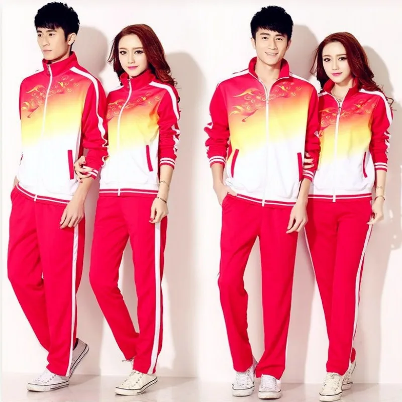 Women Zipper Sweatshirt Sports Uniform Suits Outdoor Running Set Fitness Sportswear Jogging Training Track Suit 5XL