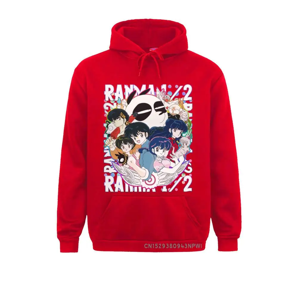 For Male Ranma 1/2 Fashion Pullover Vintage Anime Sweatshirt Organic Costume Graphic Print S-3XL Hoodie