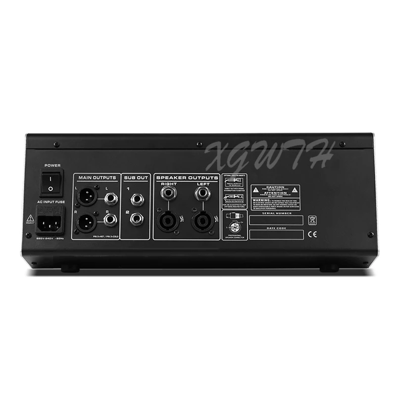 XGWTH 9ลำโพงติดรถยนต์ Mixer Studio เสียงดิจิตอลคอนโซลผสม600W + 600W + 48V phantom Power Bluetooth USB