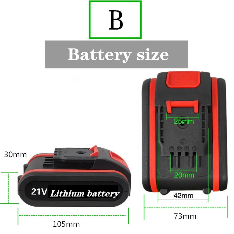 Lithium Tool Accessories High Quality 18650 Lithium Battery Pack 21V Electric Scissors Electric Saw Lawn Mower Battery Pack