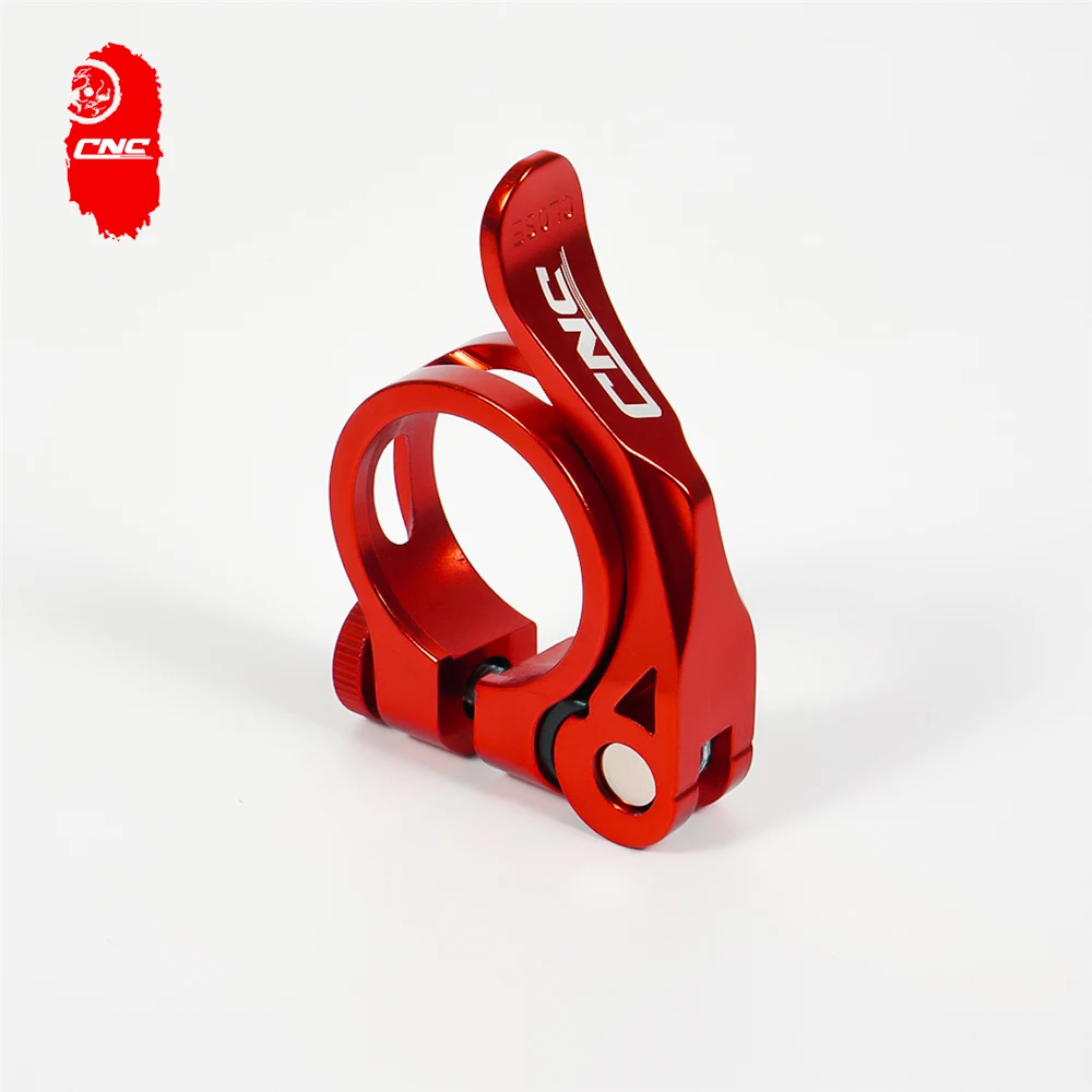 CNC Bike Seat Clamp, Quick Release, 31.8mm, 34.9mm, Bicycle Seatpost Clamp for Folding Bike