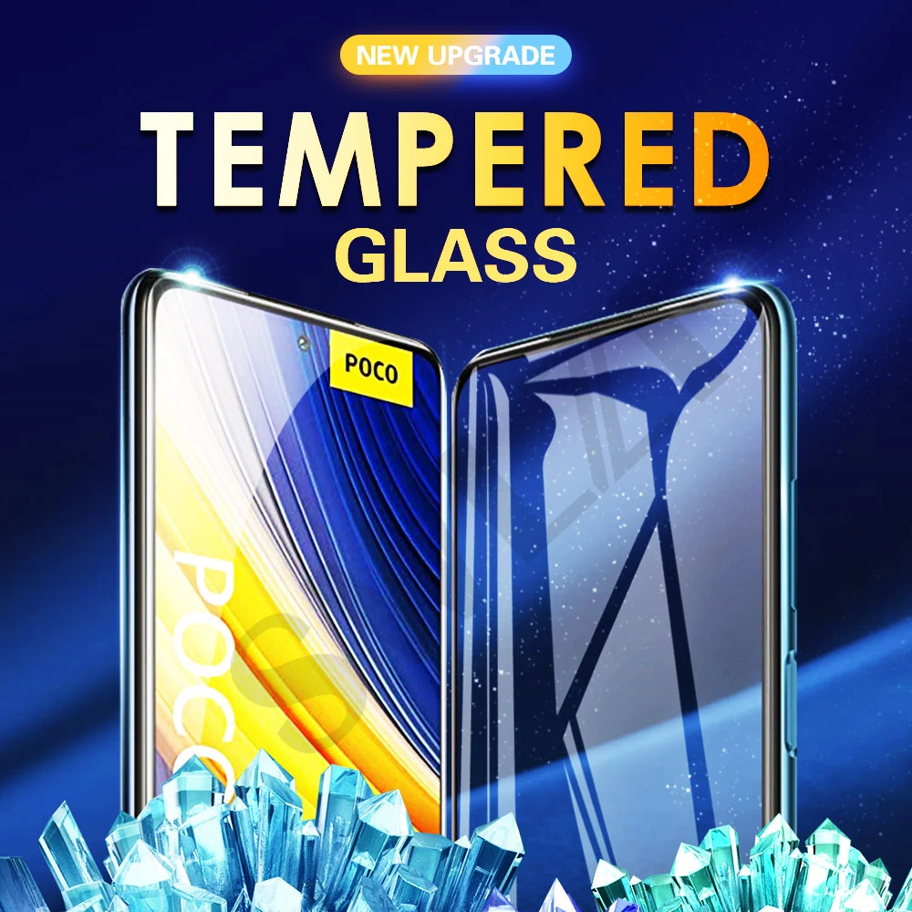 Glass for Xiaomi POCO X2 X3 M2 M3 C3 F2 pro F3 GT phone screen protector Tempered glass protective film smartphone