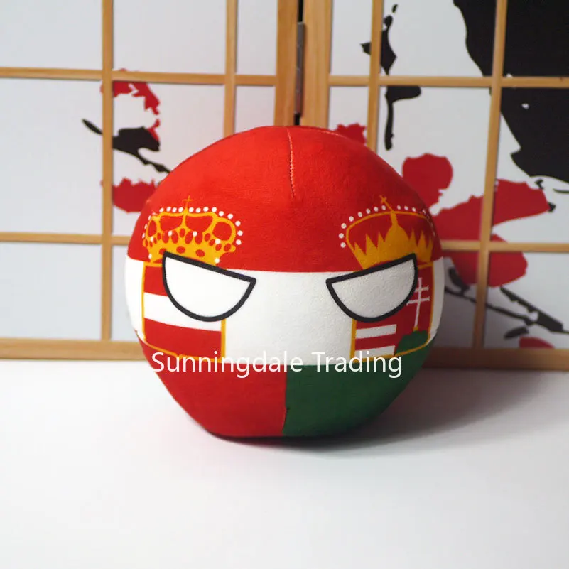 Poupées en peluche Polandball, oreiller de jouets Countryball, Mexique, Corée du Nord, Allemagne, États-Unis, Royaume-Uni, Portugal, France, Canada, cadeau