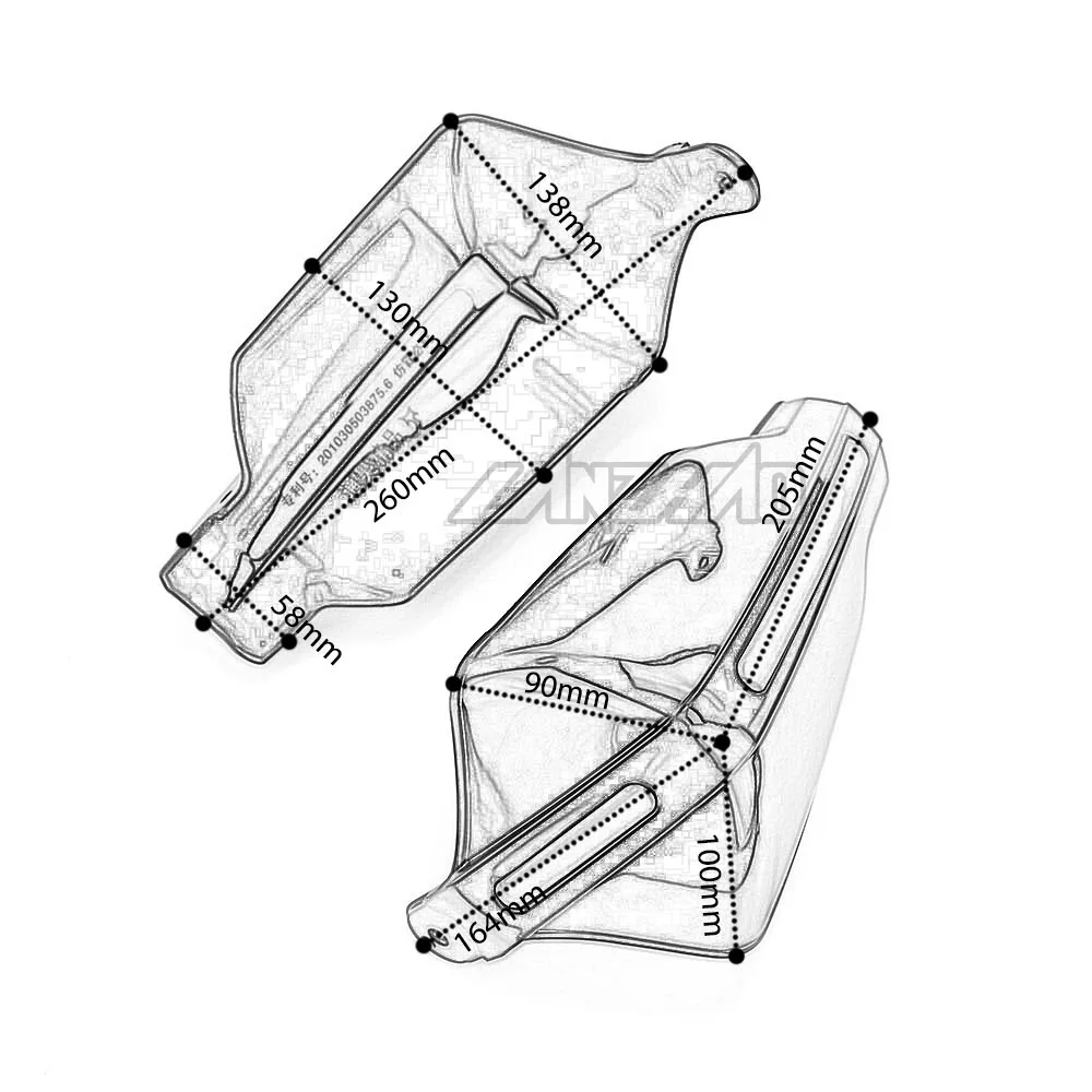 Motorcycle Hand Guards Protection Scooter Handlebar Handguards For Piaggio Beverly 350 300 MP3 Liberty 50 125 Gilera Nexus GP800 view 6