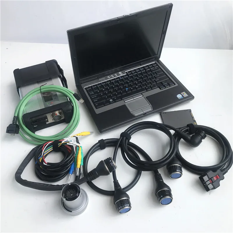 

2023 mb star C5 car repair tool SD Connect with diagnostic software install in D630 90% New Laptop 4g ram support old vehicles