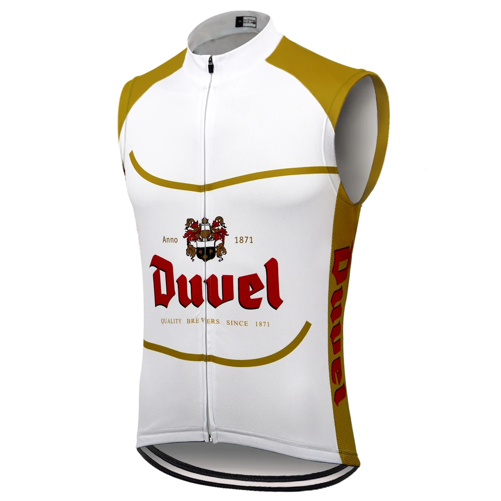 Classic DUVEL Sleeveless Cycling Vest, Bicycle Bike Clothing, Gilet Ciclismo, MTB, Beer, Multi Chooses, Summer