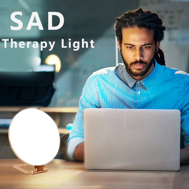 10000 Lux LED SAD Therapy Lamp 3000K 6500K Timming 3 Modes 5V Simulating Natural Daylight Cure Seasonal Affective Disorder