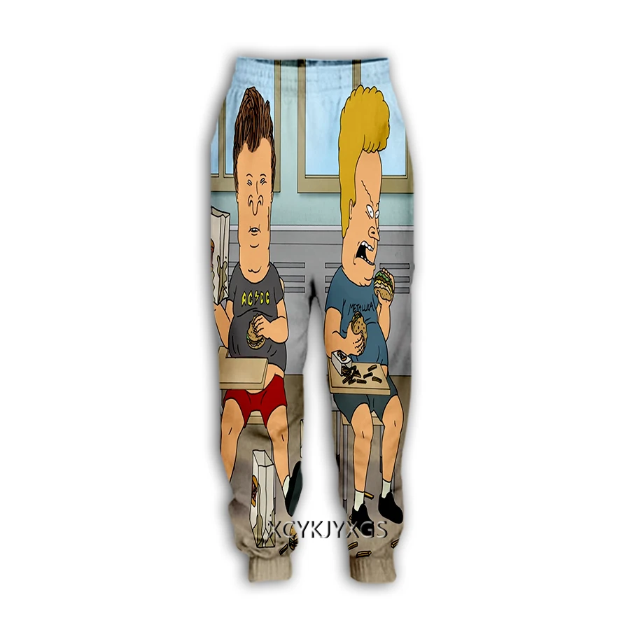 Beavis e Butt-head stampa 3D pantaloni Casual pantaloni sportivi pantaloni dritti pantaloni sportivi pantaloni da Jogging pantaloni Y08