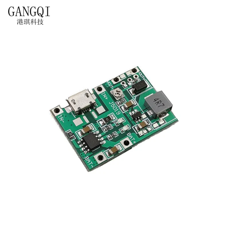 5 PCS 3.7V 9V 5V 2A Adjustable Step Up 18650 Lithium Battery Charging Discharge Integrated Module