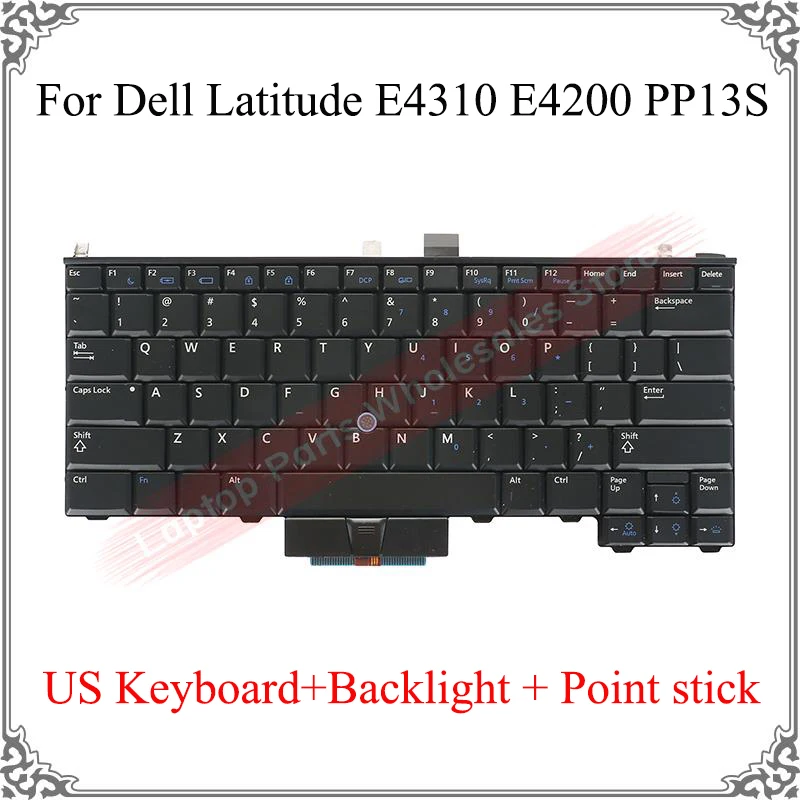 Original US keyboard For Dell Latitude E4310 E4200 PP13S Laptop US keyboard with Point Stick