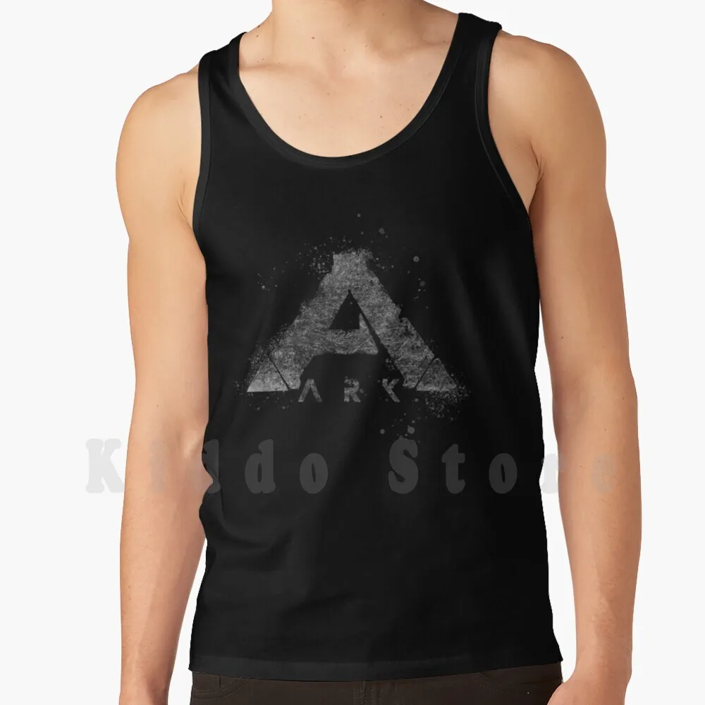 Ark Survival Evolved-Splatter Tank Tops Vest sans manches Ark Survival Ark Survival Evolved Dinosaur