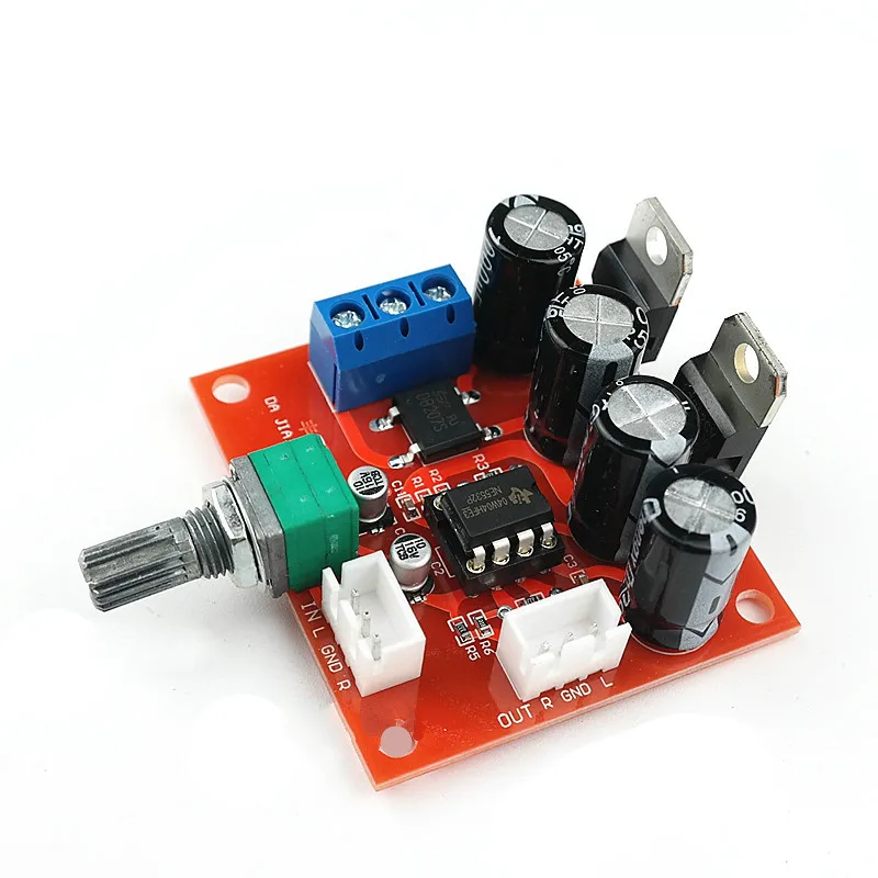 SOTAMIA Audio Vorverstärker Bord NE5532 Power Verstärker Preamp Mit Volumen Einstellung Dual AC9-15V