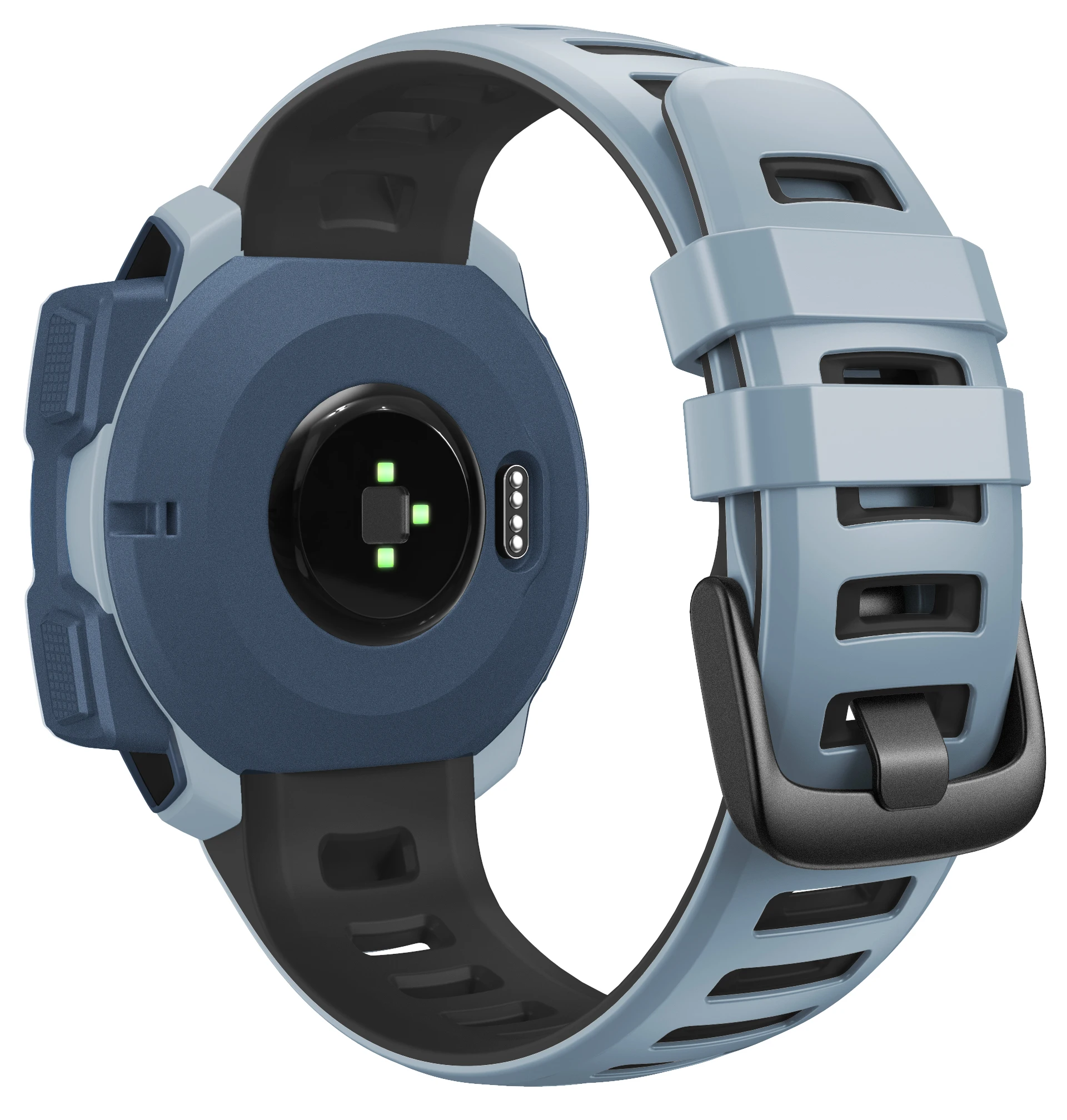 Tali Jam Tangan Silikon untuk Garmin Instinct/Esports/Tide/Solar Jam Tangan Pintar Gelang Pengganti Tali Jam Tangan Gelang Pintar