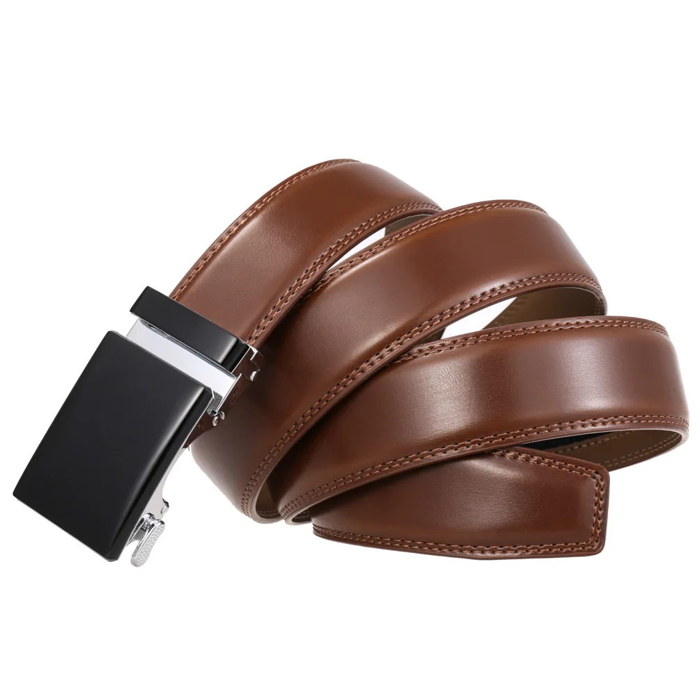 Neue Luxus Marke Gürtel für Männer Hohe Qualität Männlich Strap Echtes Leder Taille Band Automatische Schnalle Gürtel Ceinture Homme 3,5 cm – Detail 22
