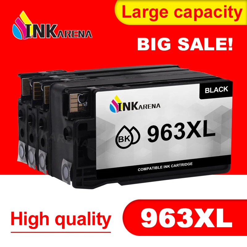 

INKARENA Printer Cartridge for Hp 963 963XL 967 967xl ink cartridge for HP OfficeJet Pro 9010 9012 9013 9014 9015 Printer