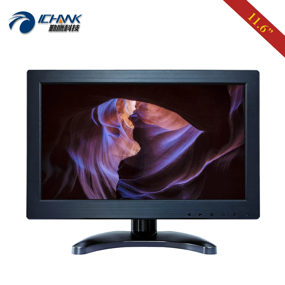 

11.6 12inch Monitor 1366x768 16:9 HDMI-in BNC LCD Widescreen Built-in Speaker USB Port Pluggable U-disk Video Player ZB116JN-591