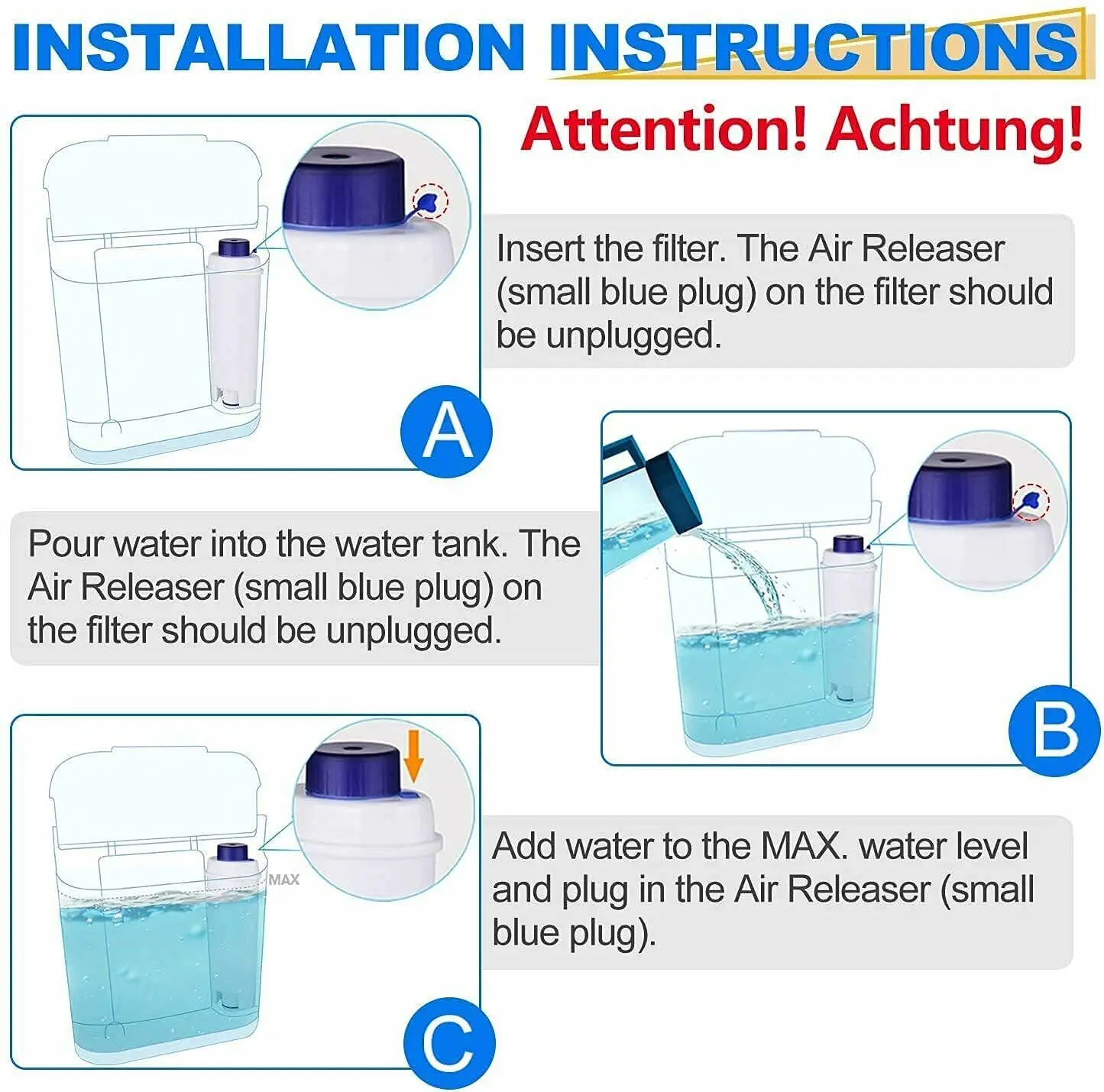 Рисунок 6 - Замена фильтра кофемашины Coronwater для C002