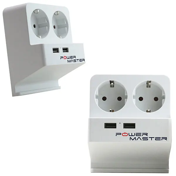 THERE 16892 DUAL USBLİ 2Lİ 1.5 METERS WIRED CURRENT PROTECTED SOCKET (2000W/16A/250 JOULE)