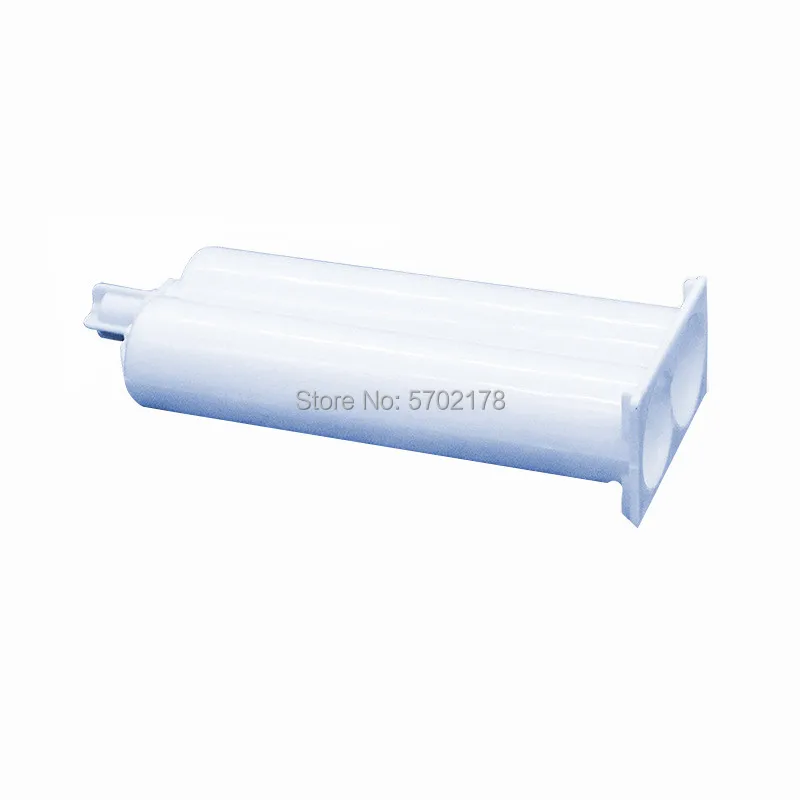 Jeringa dispensadora de dos componentes, 50 ML1: 1, 2:1, plástico AB, venta al por mayor, 5 unidades