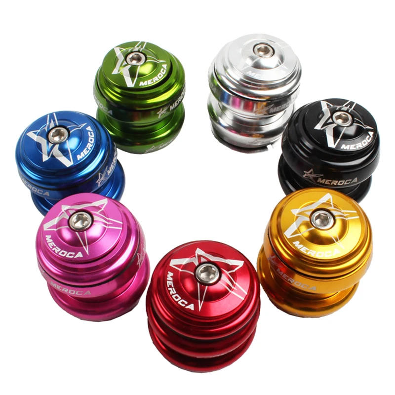 MEROCA-auriculares cónicos para bicicleta de montaña, juego de cabezales integrados, rodamientos de dirección de 44mm, caja de dirección 1 1/8, 44-56