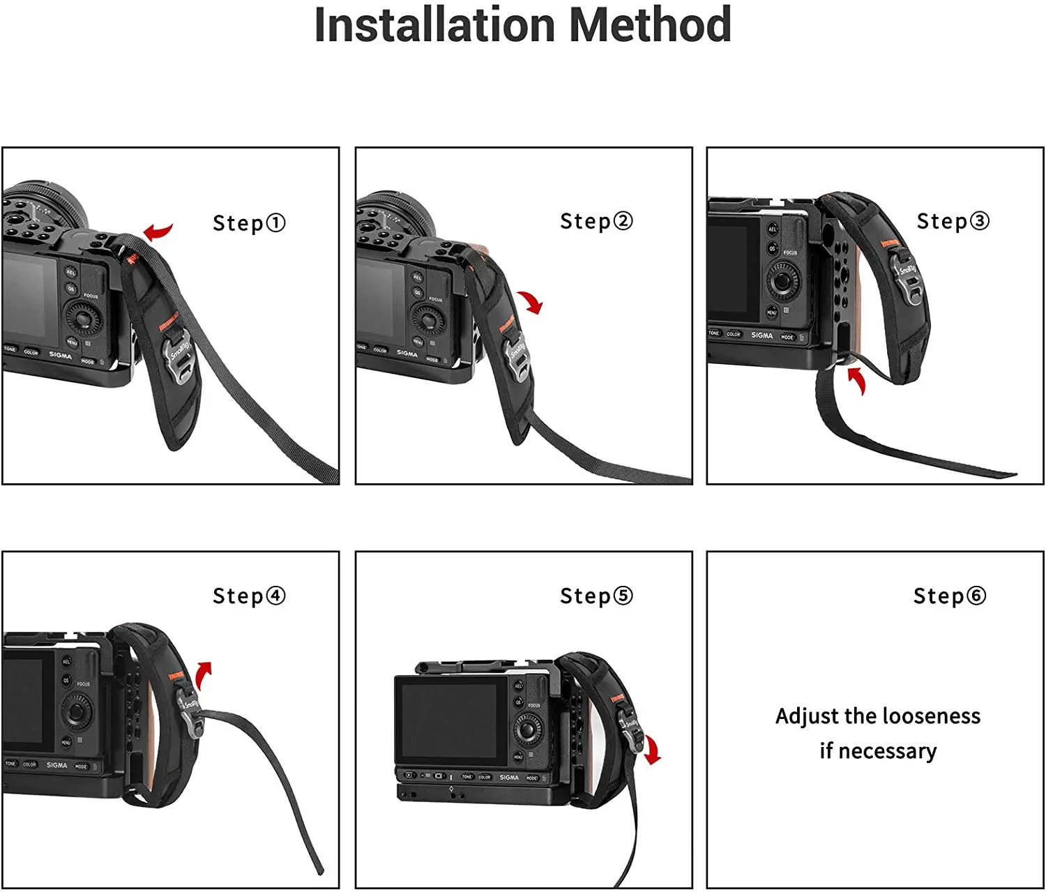 SmallRig Camera Hand Strap Universal For Canon for Nikon for Sony SLR camera belt strap Accessories 2456