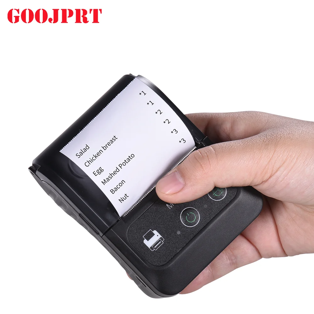 GOOJPRT-Impresora térmica portátil PT280, dispositivo de impresión de recibos y fotos, Compatible con sistema Android e iOS, Compatible con Bluetooth