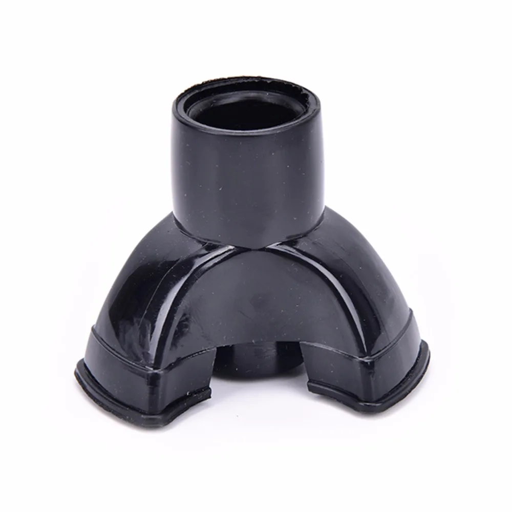 Walking Stick Cane Crutch Pad Rubber Heavy Duty Ferrule End Bottom Black 19mm