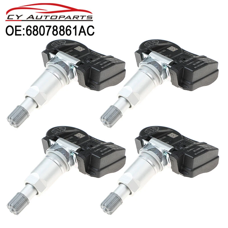 4PCS TPMS Tire Pressure Sensor 315MHZ For CHRYSLER PACIFICA For DODGE AVENGER For JEEP COMPASS For MITSUBISHI LANCER 68078861AC