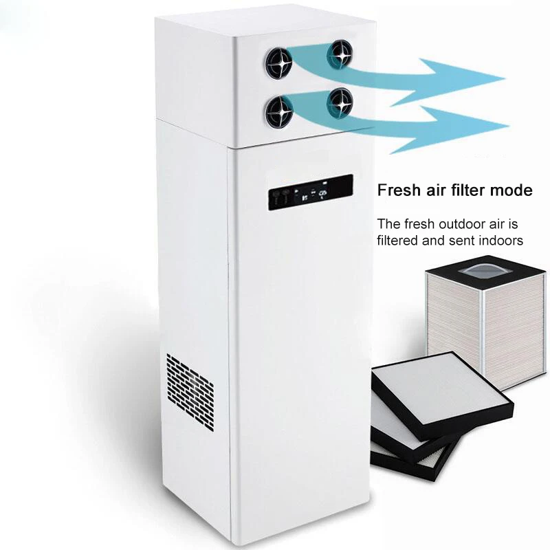 Schrank-Typ Haushalt Frische Luft System Kommerziellen Stand Formaldehyd Entfernung Und Dunst Reinigung Pm 2,5 220V 75W