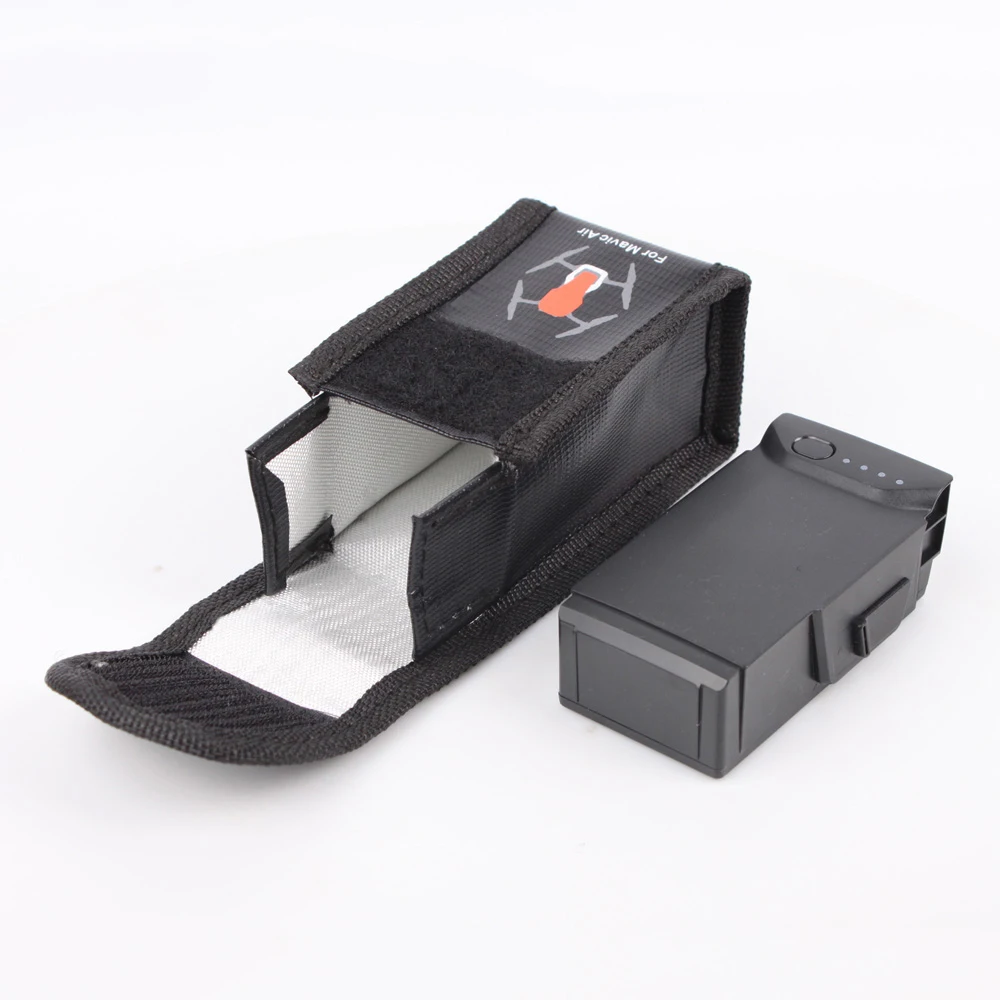 Lipo Safe Bag For DJI Mavic Air Battery Portable Safety Fireproof Bag Fire Retardant Badiatio Case for DJI Mavice Air Bateria