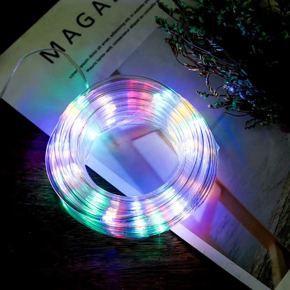 7M/12M Solar String Light Outdoor Waterdichte Led Verlichting Kerst Decor Lamp Met 8 Modes Tuin Decoratieve string Lights