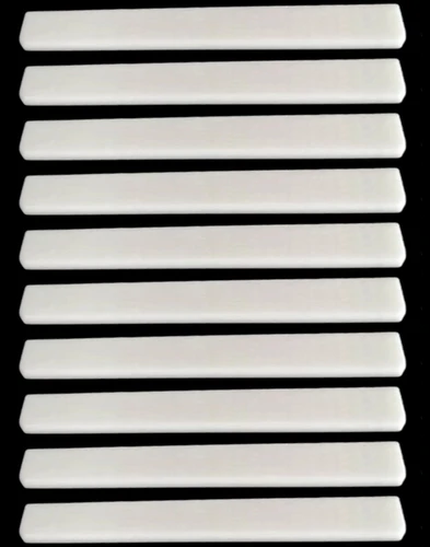 Imagen 2 del producto 10 Uds. Sillín de hueso para guitarra clásica 80x3x9mm puente de tuerca luthier DIY