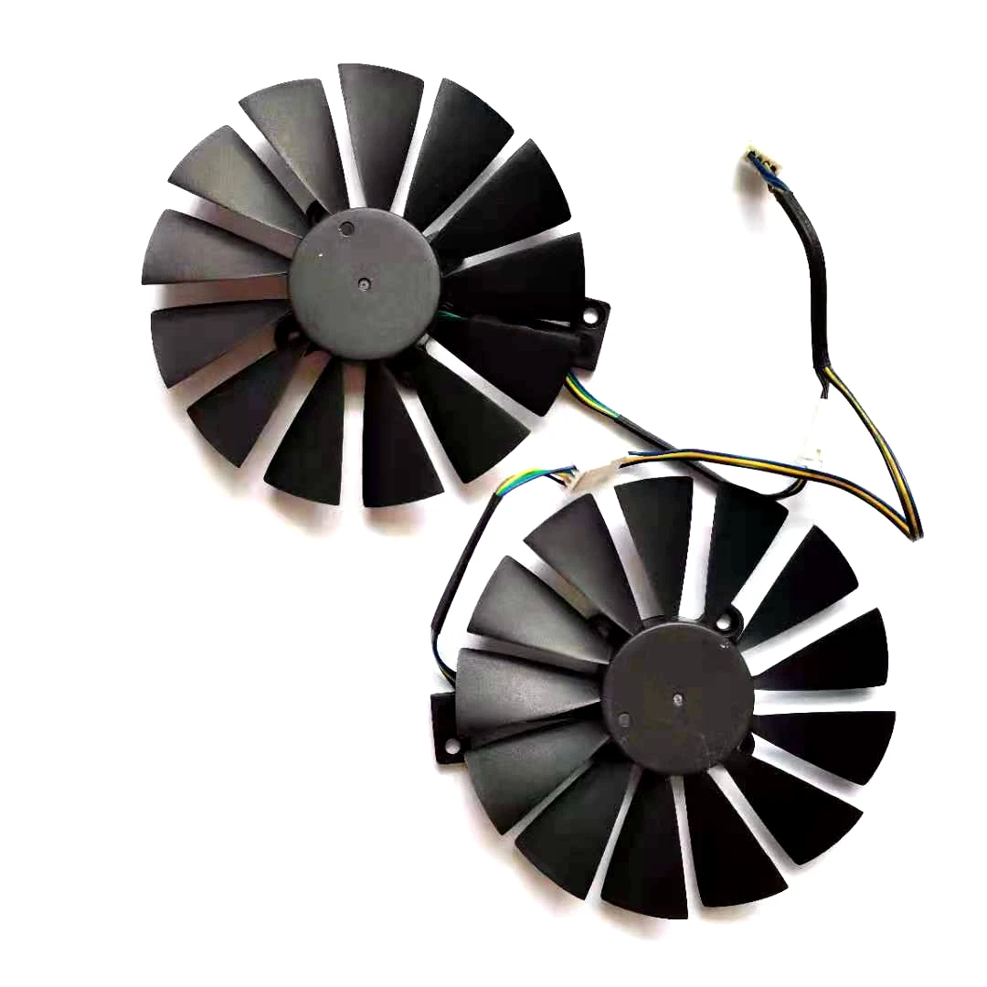 Вентилятор для видеокарты ASUS ROG STRIX Dual RX 470, 570, AMD RX470, RX570, GTX1050TI, GTX1080TI, T129215SM, PLD10010S12H
