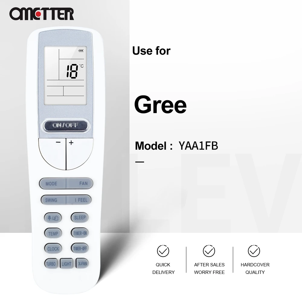 Telecomando aria condizionata controller aria condizionata adatto per GREE YAA1FB