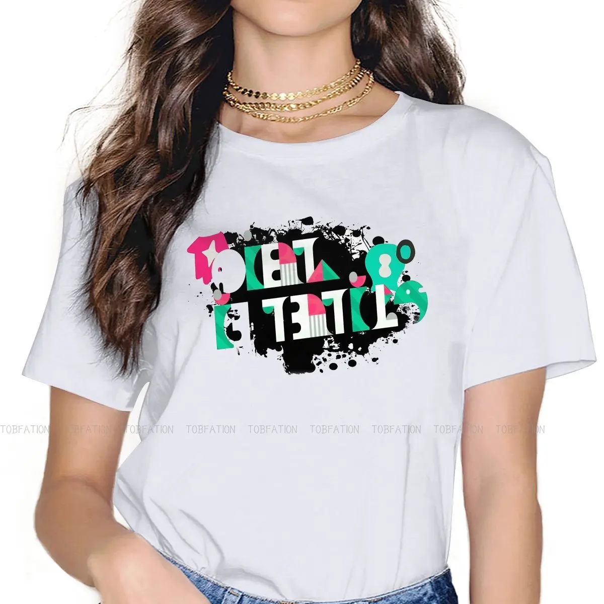 Off the Hook Harajuku TShirt Splatoon Inklings Switch Salmon Run Game Creative 4XL T Shirt Girl Tee Unique Gift Idea