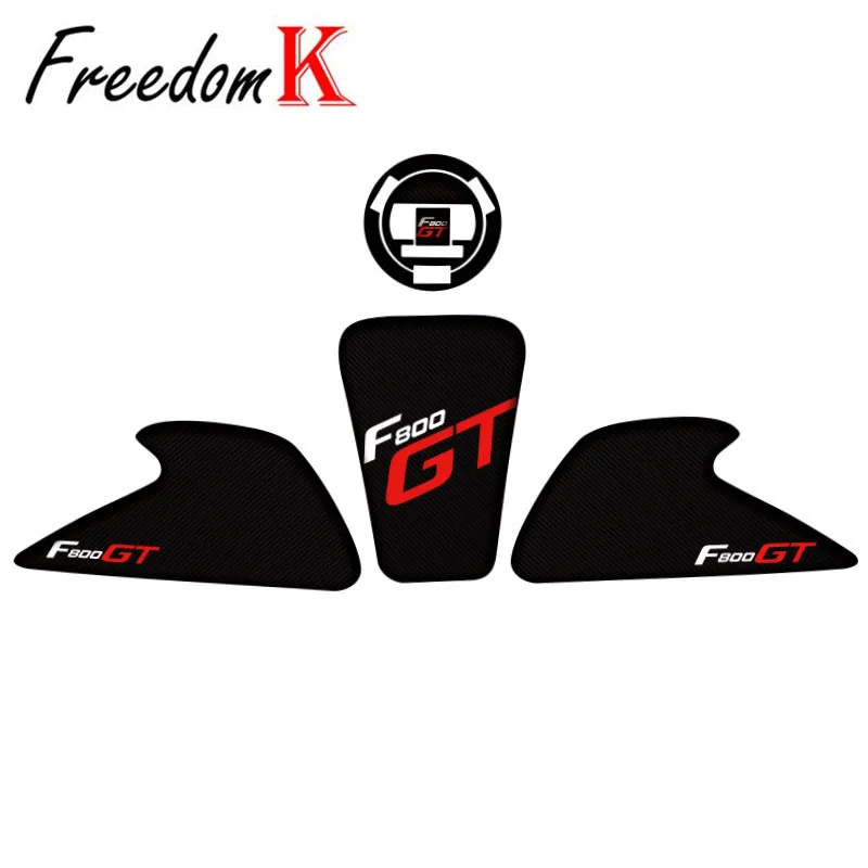 

Motorcycle Accessories Carbon Fiber Oil Tank Pad Sticker Decals Pad Side Gas Knee Grip Protector Fit For F800GT F800 GT F 800GT