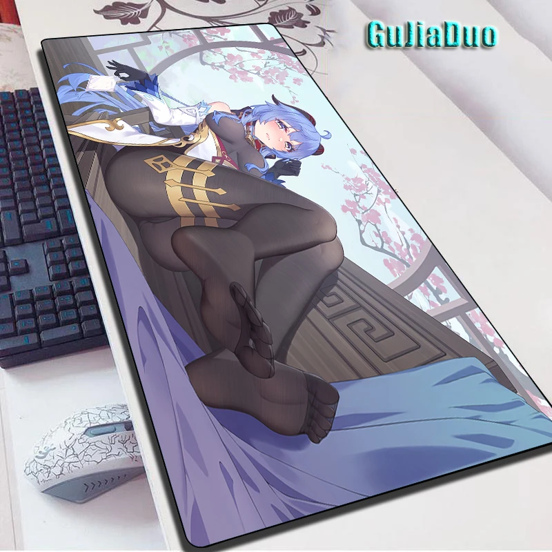 

Genshin Impact Large 40x90cm Mouse Pad Gamer Kawaii Comics Desk Mat Gaming Room Accessories Keyboard Cute Girls Anime Mousepad