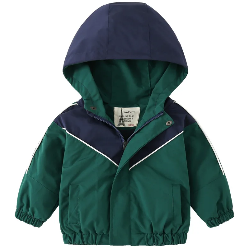 

Fleece Thick Outdoor Jacket For Boys Winter Warm Toddler WIndbreaker Children Hoodies Kids Clothes Outfit