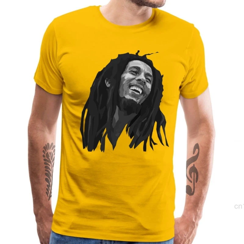 Legend Bob Marley T-shirt For Men Short Sleeve Tops & Tees Reggae Music Hip Hop New Fashion Cotton Mens Tshirt Funny T Shirts