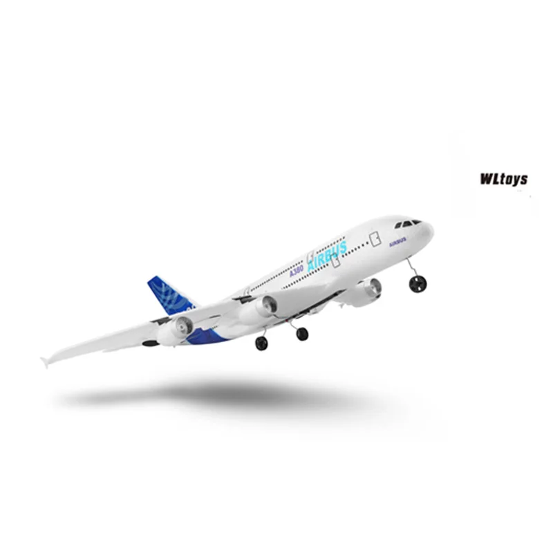 Top WLtoys Airbus A380 Airplane Toys 2.4G 3Ch RC Airplane Fixed Wing Outdoor Flying Toys Drone A120-A380 RC Plane Toys For Adult