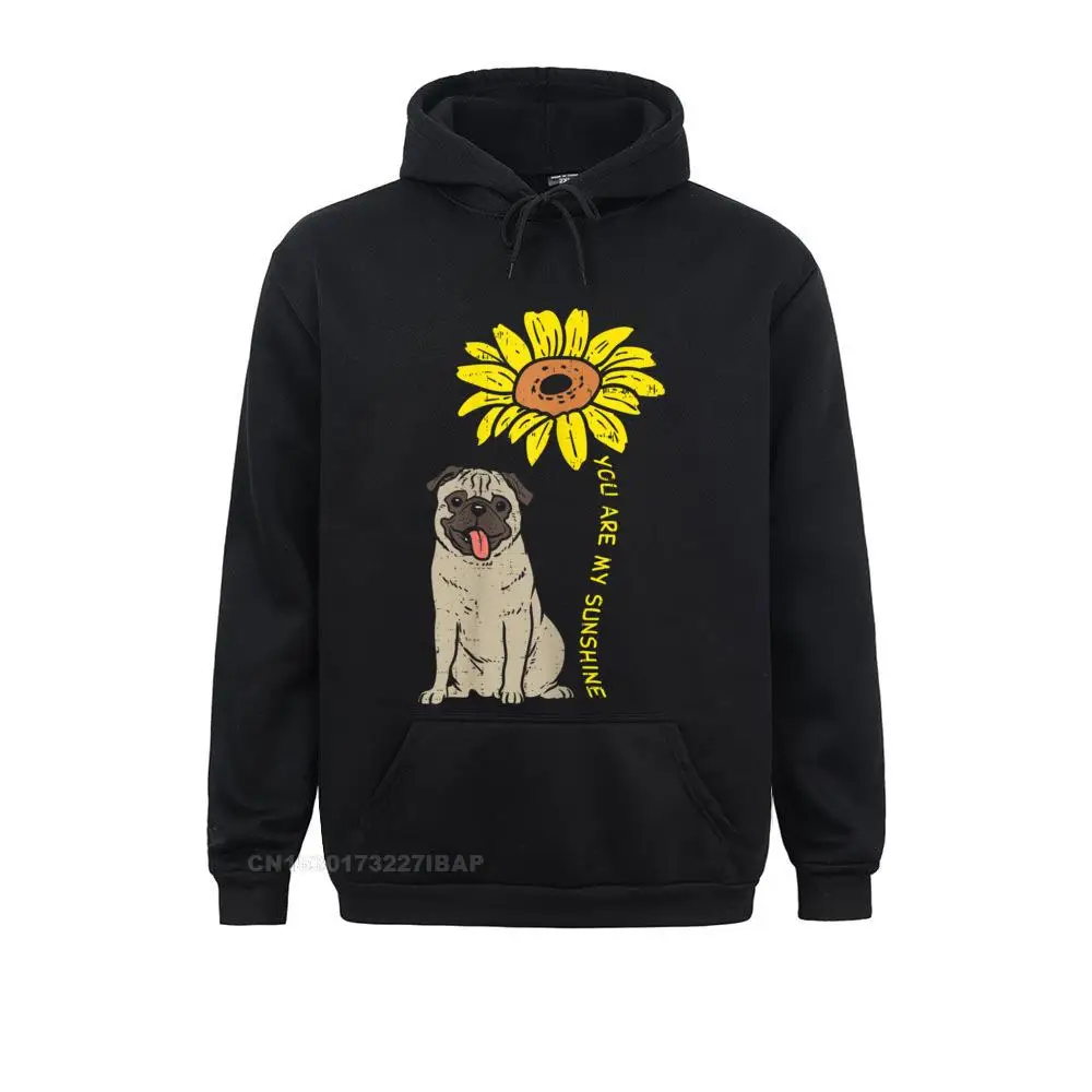 

Sunflower Sunshine Pug Cute Animal Pet Dog Women Gift Manga Hoodies For Men Harajuku Sweatshirts Unique Sportswears Fashion