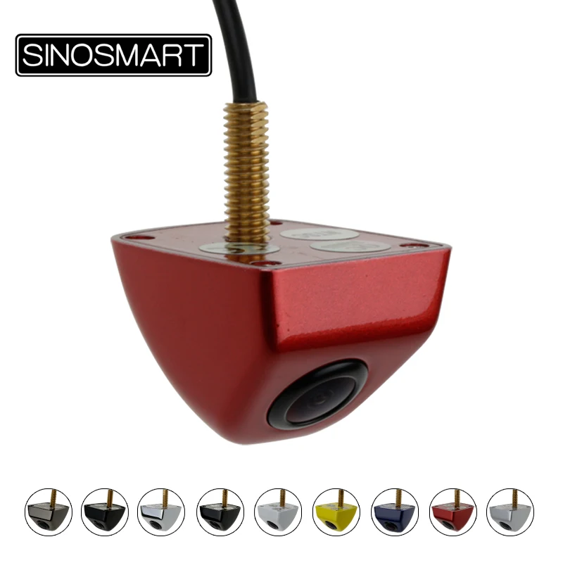 SINOSMART Hot Sale Universal HD Car Parking Reverse Backup Rear/Front Camera for Vehicle Yellow Bule Red Brown White Black