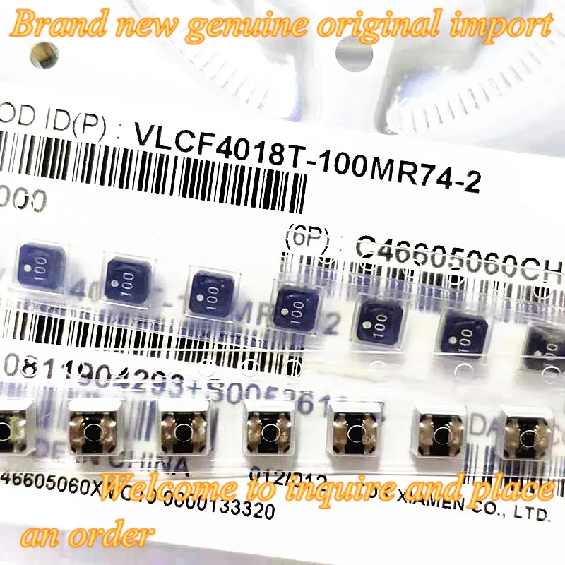 8PCS VLCF4018T-6R8NR94-2 2.2UH 2R2 100M  10UH 4R7 4.7UH 6R8 6.8UH SMD Wound Power Inductor 4x4x1.8mm 6.8UH Brand New Original