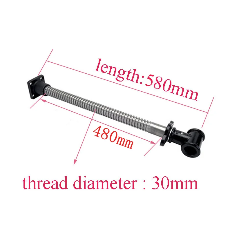 19 "(480มม.) ไม้ Bench สกรู30มม.เส้นผ่านศูนย์กลางยาวไม้ตาราง Clamp