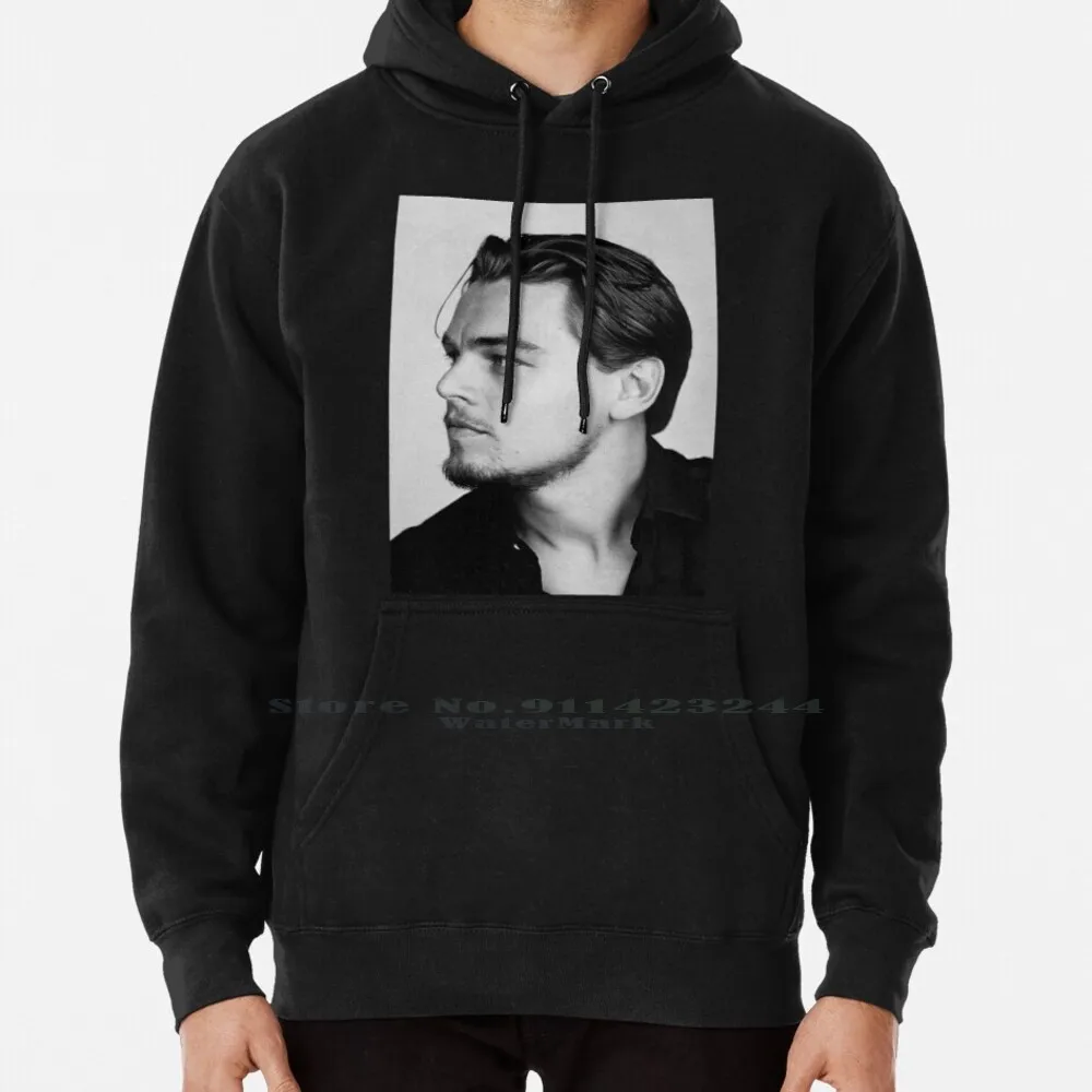 Leonardo Dicaprio Portrait Hoodie Sweater 6xl Cotton Leo Dicaprio Leonardo Di Caprio Leo Di Caprio Dicrapio Actor Wolf Of Wall